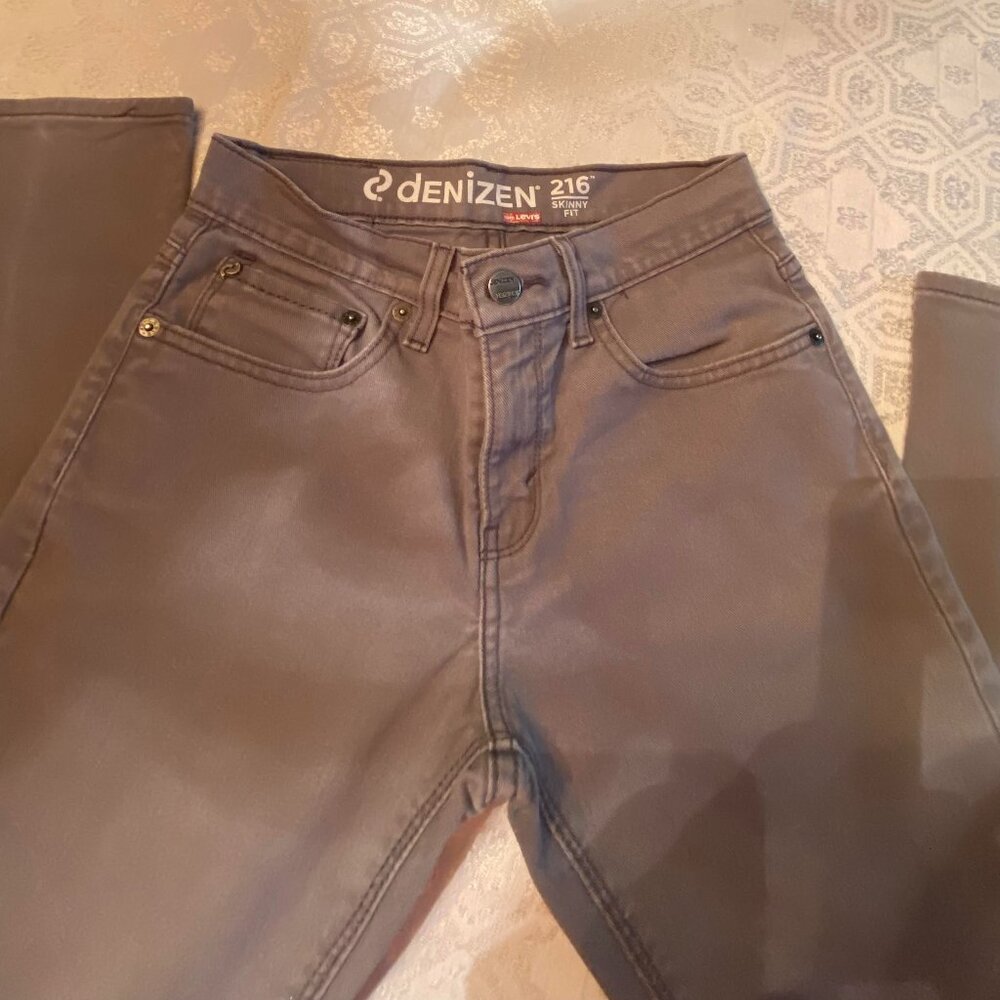 Denizen 216 Skinny Fit 12R gray jeans